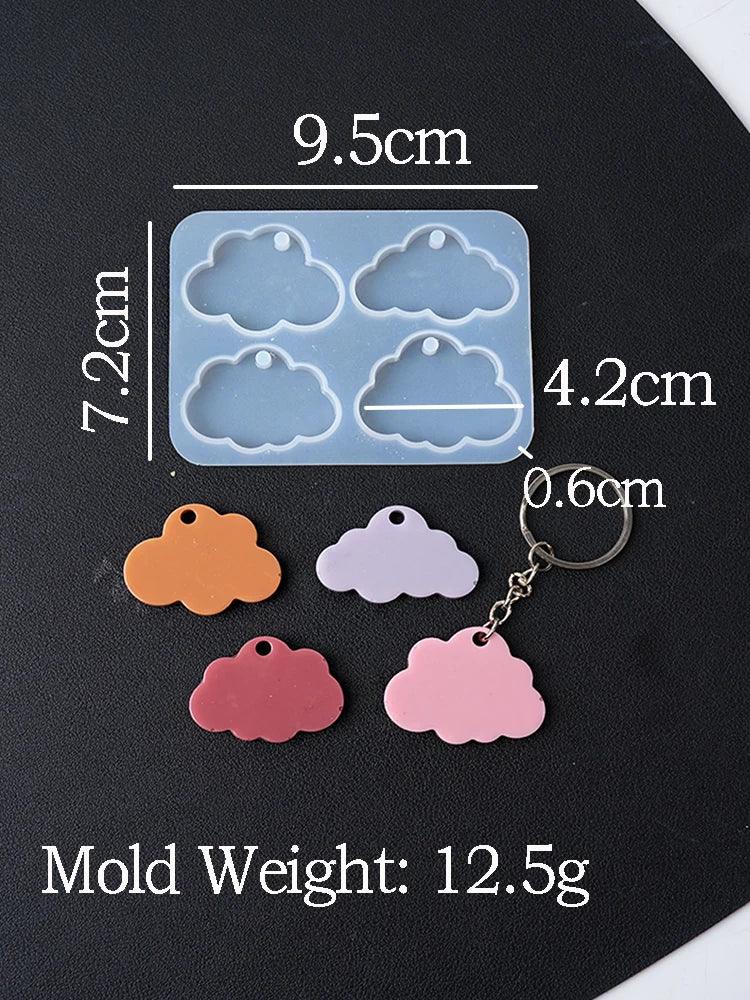 Butterfly Pendant Silicone Mold Epoxy Resin Clover/animal Molds for Gypsum Clay Pendant Jewelry Casting Crafts Mold DIY Keychain