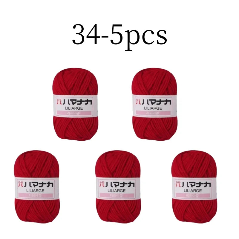 Soft Thick Wool Yarn For Knitting Crochet Classic 25g Ball