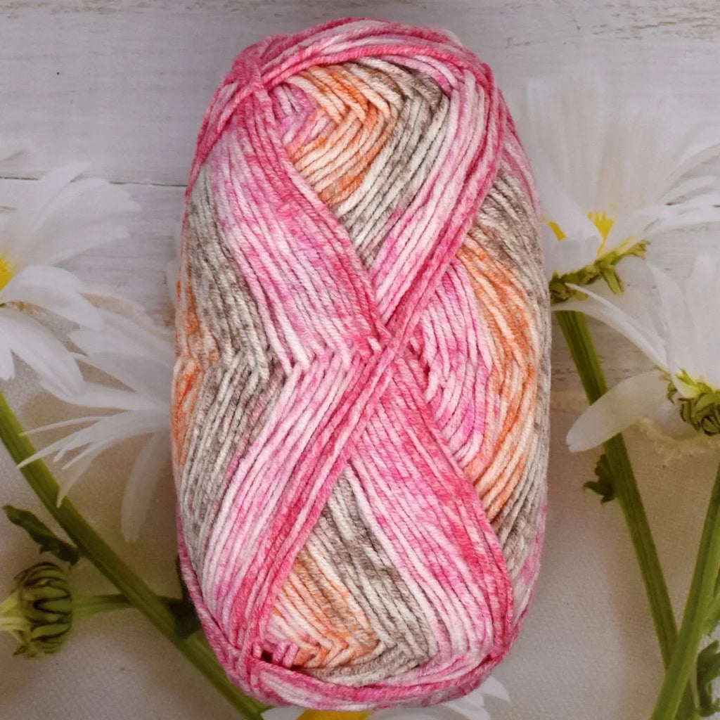 Milk Cotton Rainbow Yarn Premium 5Pcs Crochet Thread 130m