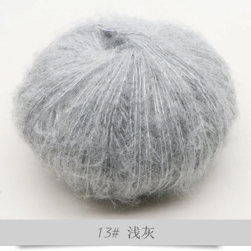 Mohair Yarn 25g Soft Knit Wool For Scarves And Sweaters