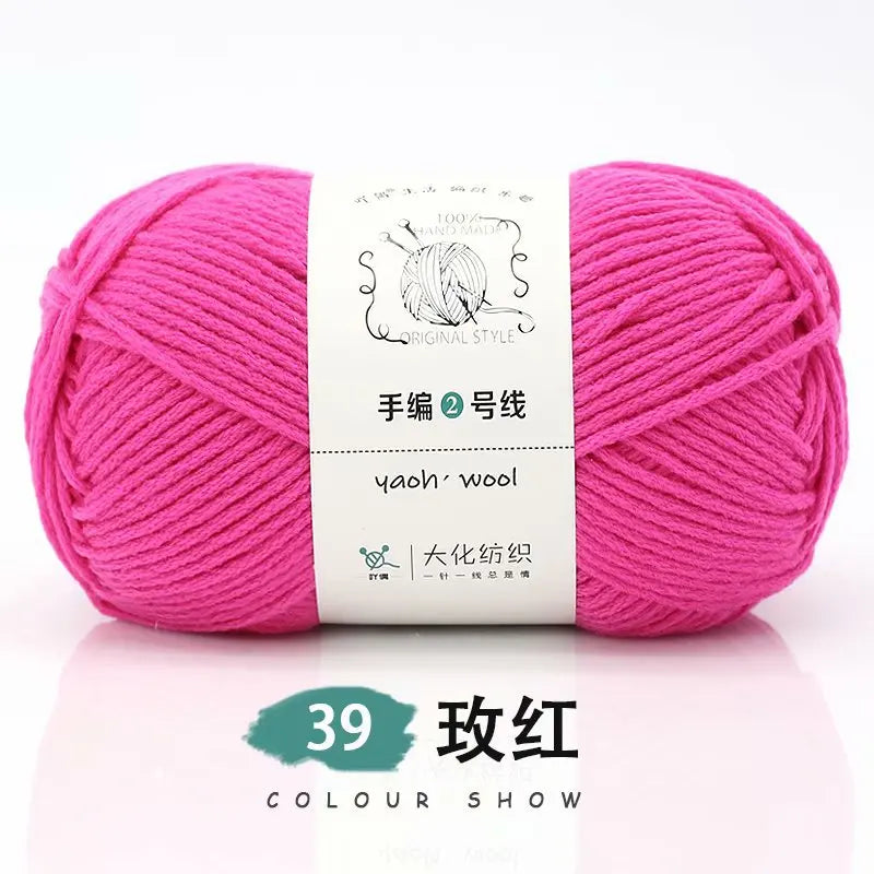 100g 100 Percent Acrylic Yarn for Hand Knitting and Crochet DIY Projects 200M Length