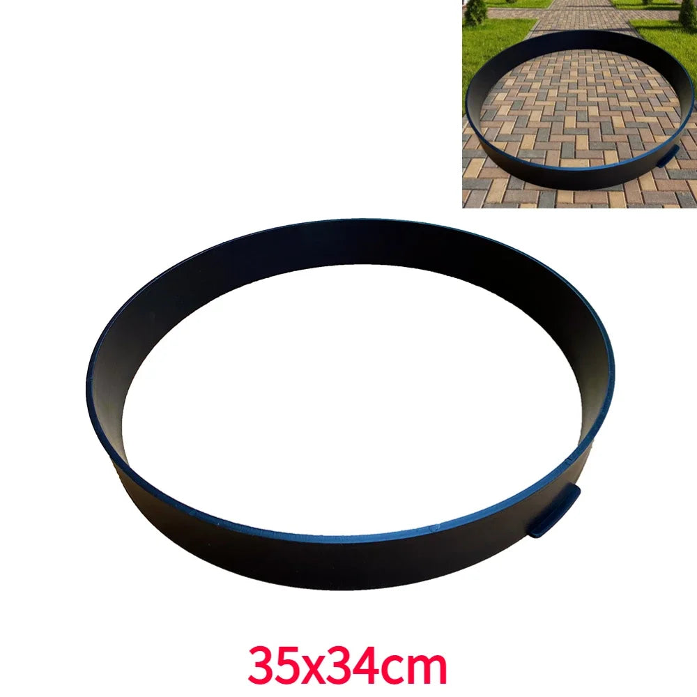 DIY Path Maker Paver Molds Stone Brick Concrete Mold Concrete Cement Walk Garden Path Paving Paver Reusable Patio Molds Paviment