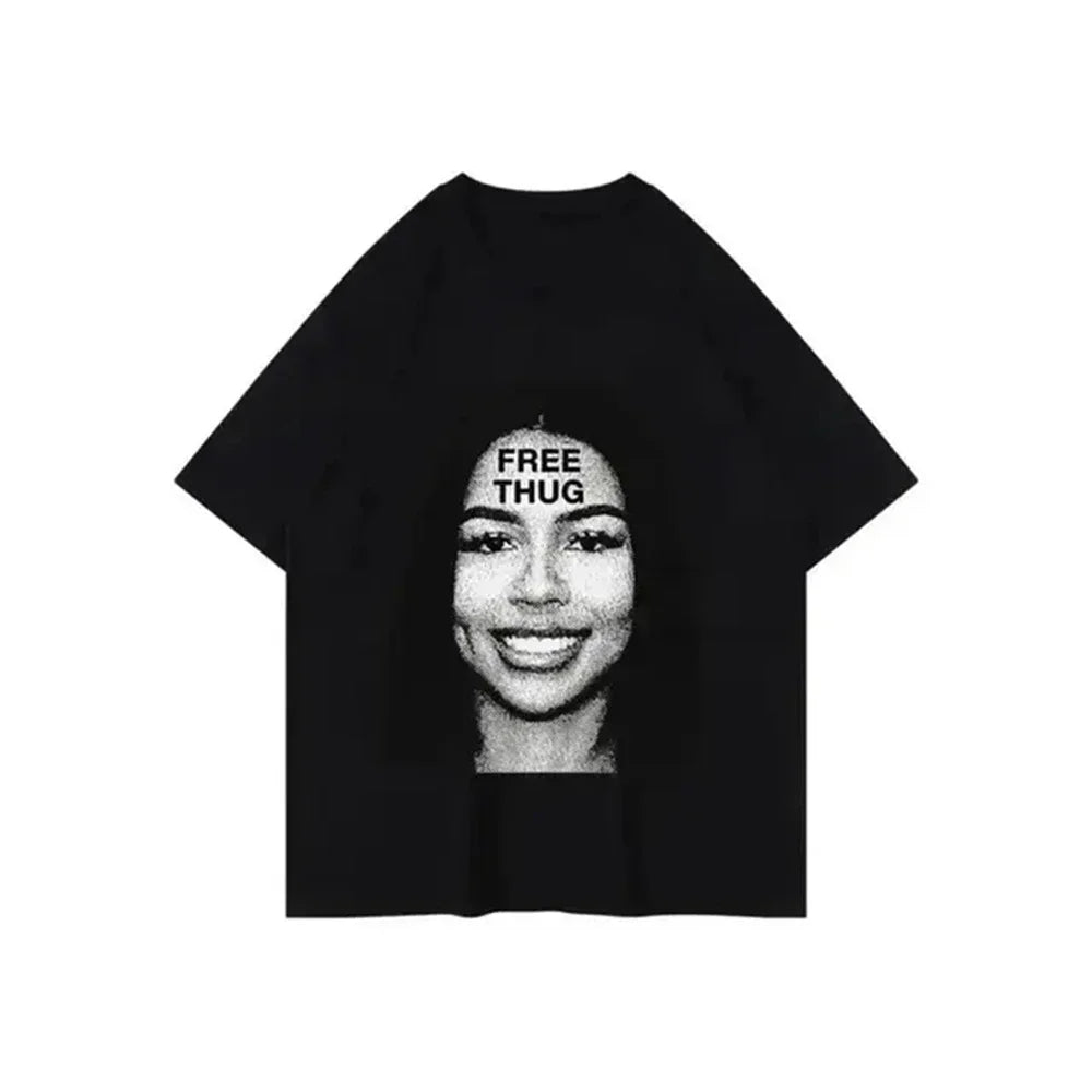 Young Thug Slime Graphic Tee for Women Y2K Inspired Fashion T Shirts