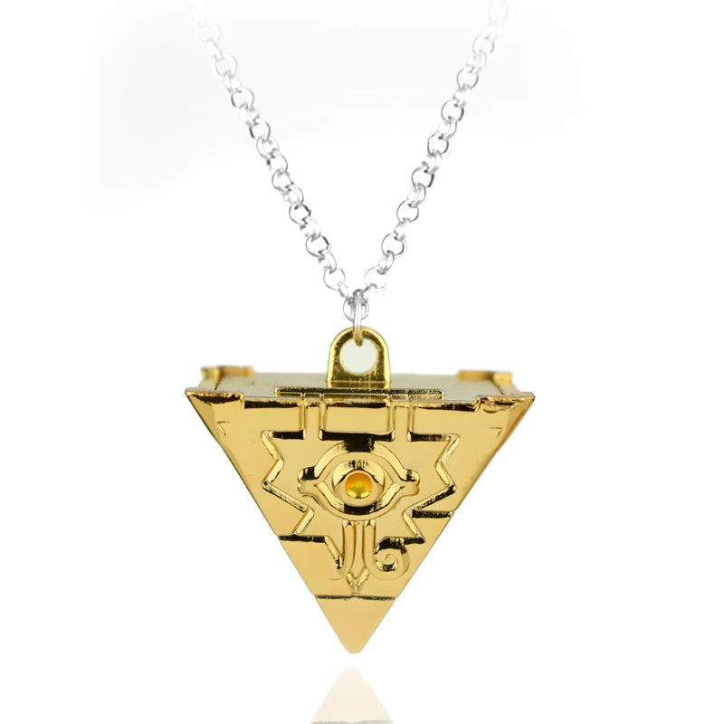 3D Yu-Gi-Oh Necklace Anime Yugioh Millenium Pendant Jewelry Toy Yu Gi Oh Cosplay Pyramid Egyptian Eye Of Horus Necklace-30