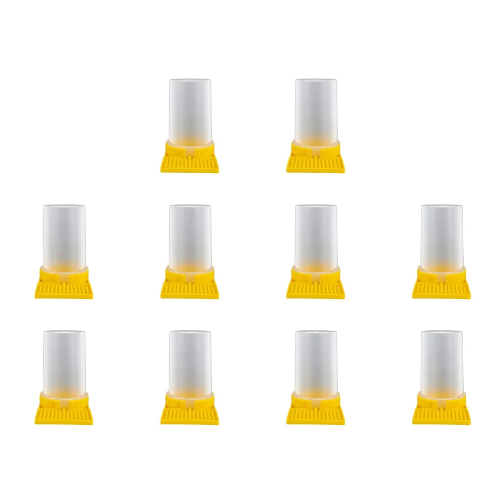 1-10PCS Bee Feeder Drinking Water Dispenser Beekeeping Honey Bee Feeder Watering Bee Supplies Beekeeper Feeding Bee Drinker Tool