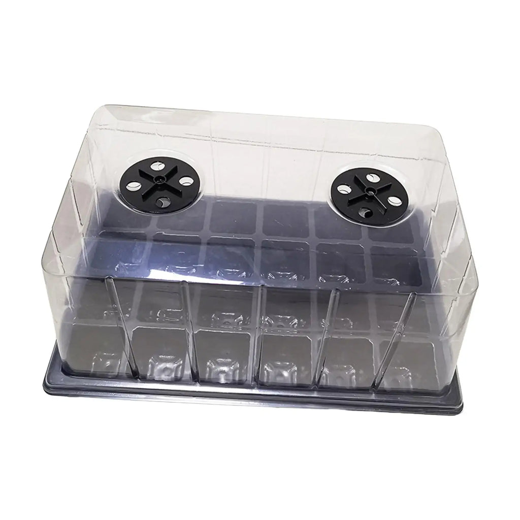 Nursery Seedling Tray with Ventilation Holes with Holes Seedling Starter Trays for Greenhouse Fruit Seeds Growing Vegetable