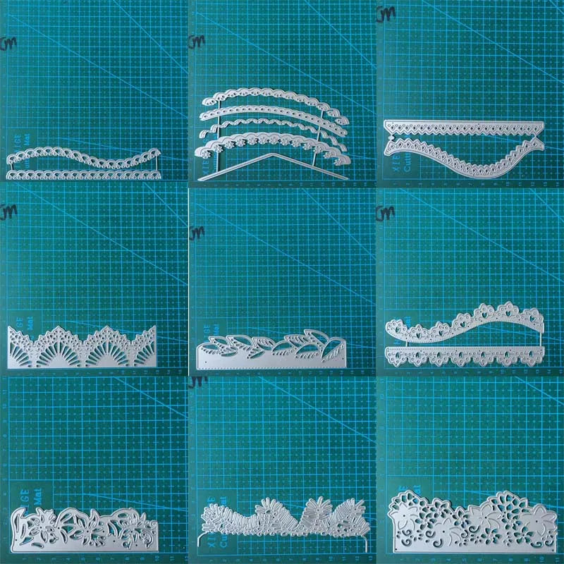 Lace Flower Metal Cutting Dies Scrapbooking Decoration Paper Craft Knife Mould Blade Punch Template Embossing Stencils