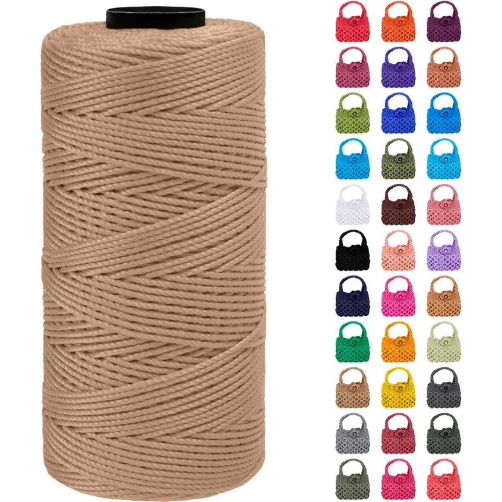 5pcs New Summer Crochet Yarn DIY Craft Thread Ice Silk Art Yarn Cord Polypropylene Yarn for Hat Doll Sewing Bags Crocheting