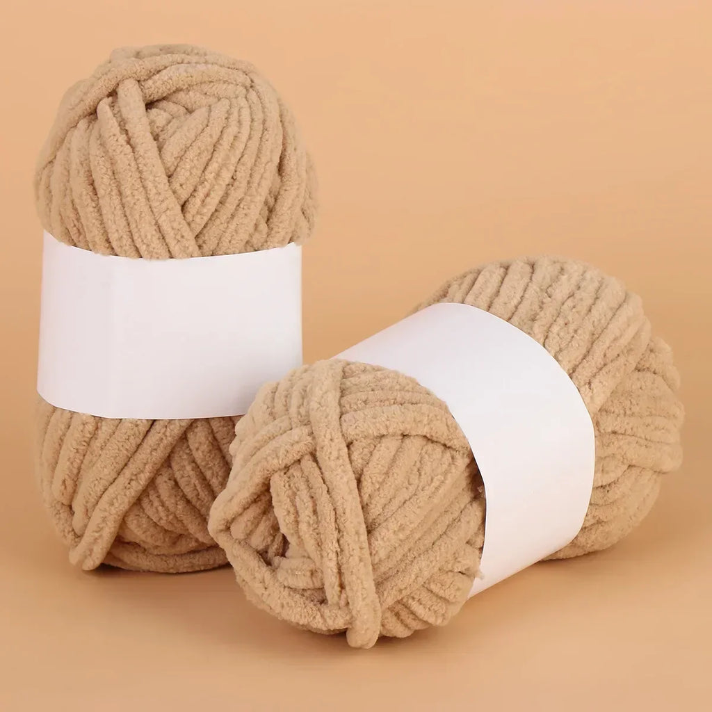 Thick Velvet Yarn Chenille For Baby Scarf And Hat Knitting
