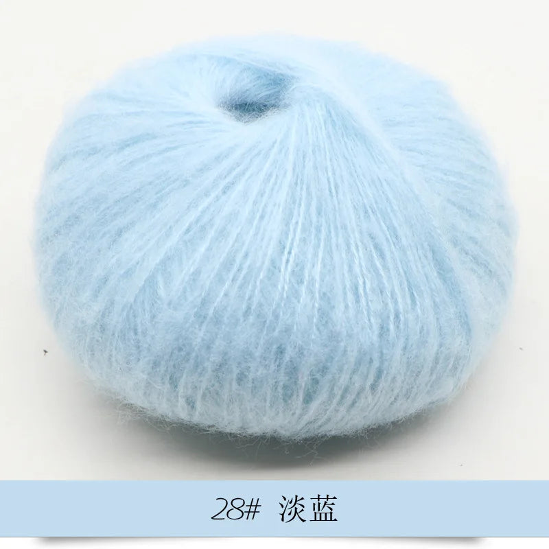 Mohair Yarn 25g Soft Knit Wool For Scarves And Sweaters