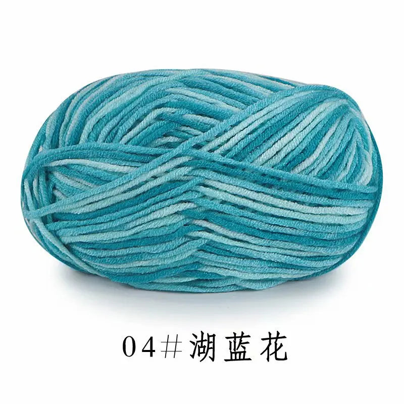 Milk Cotton Five Strand Gradual Change Wool Baby Knitting