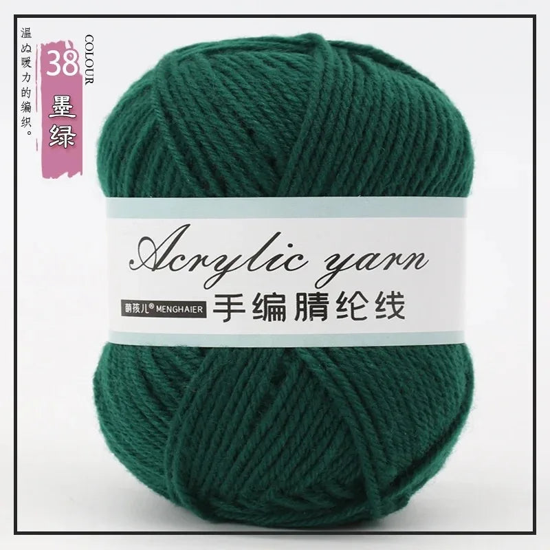 Four Strands Acrylic Knitting Yarn For DIY Handwoven Starter