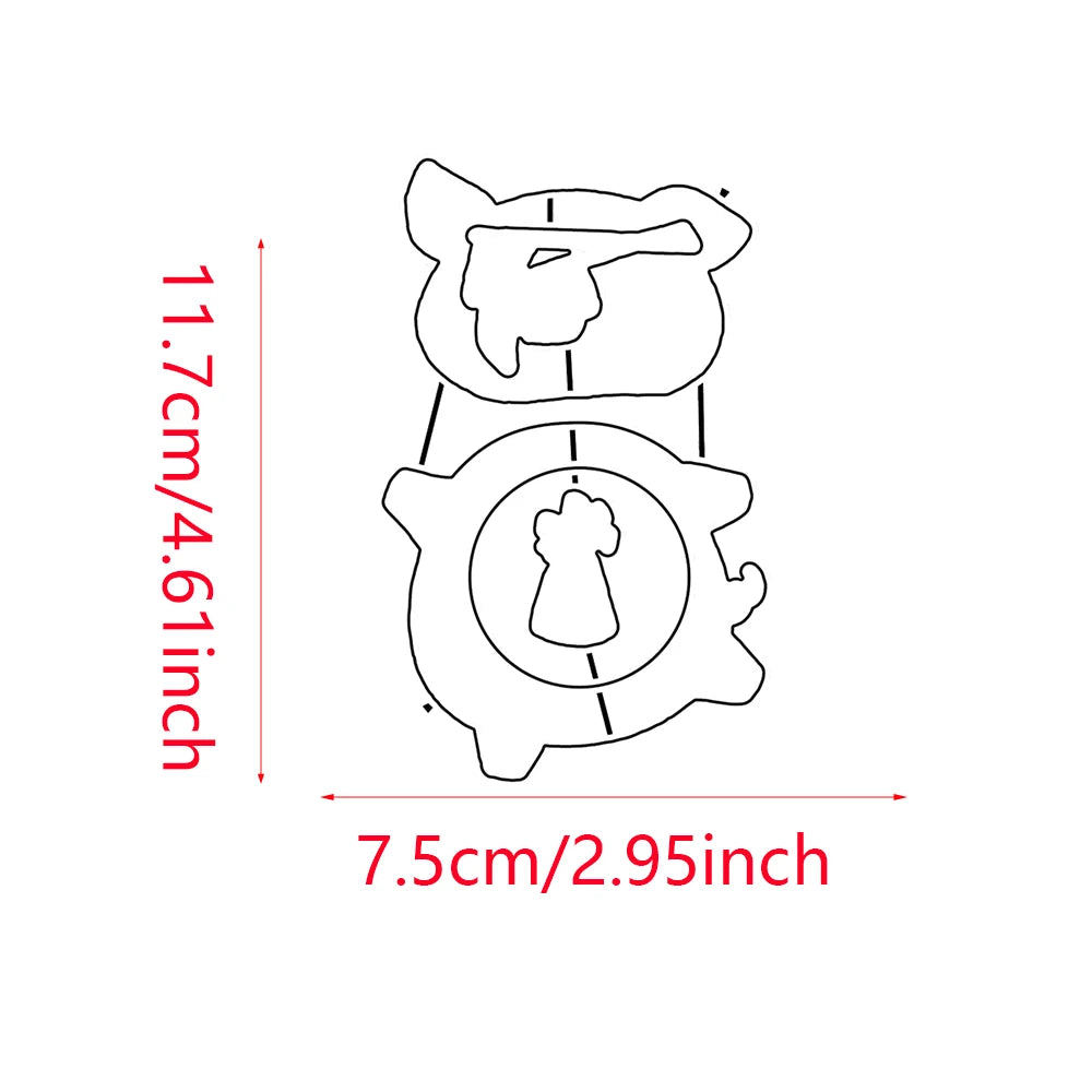 Easter Party Decorations Metal Cutting Dies and Stamps for Scrapbooking Craft Stencil Embossing Supplies Clear Stamps