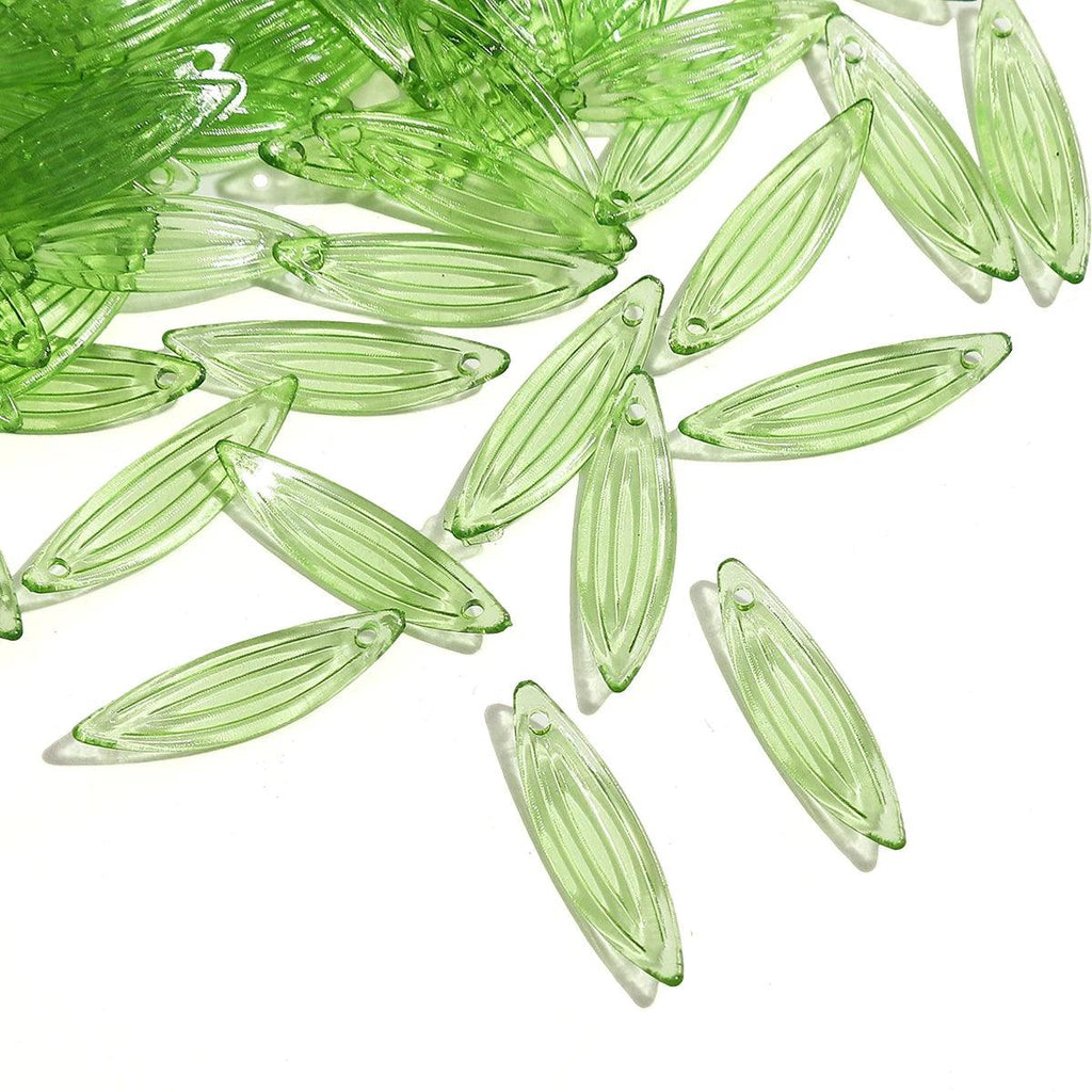 10/50Pcs Acrylic Mini Tree Leaf Beads Unique Loose Beads Handmade DIY Making Jewelry Earrings Necklace Accessories Materials