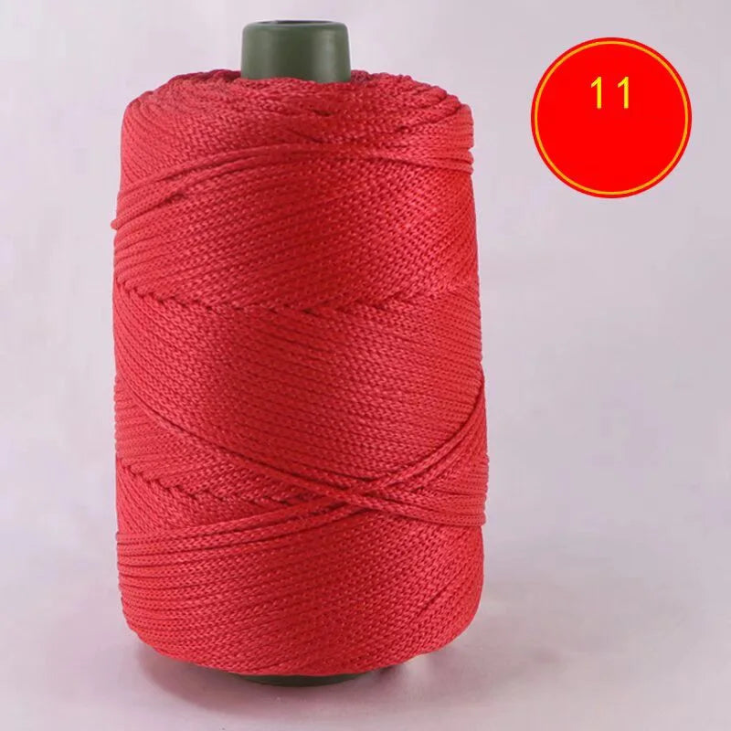 Lightweight Ice Silk Thread 225g Handcrafted Yarn for Summer Hats Storage Baskets and Seat Cushions
