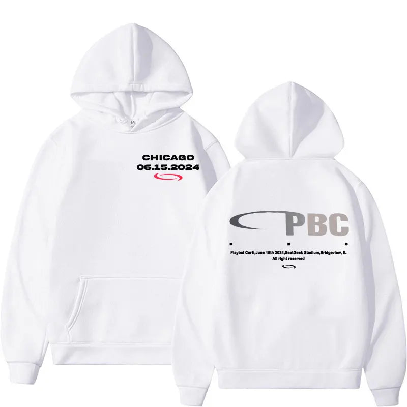 Playboi Carti PBC Opium Label Logo Print Hoodies Men Women Harajuku Y2k Hip Hop Sweatshirt Fashion Casual Fleece Pullover Hoodie