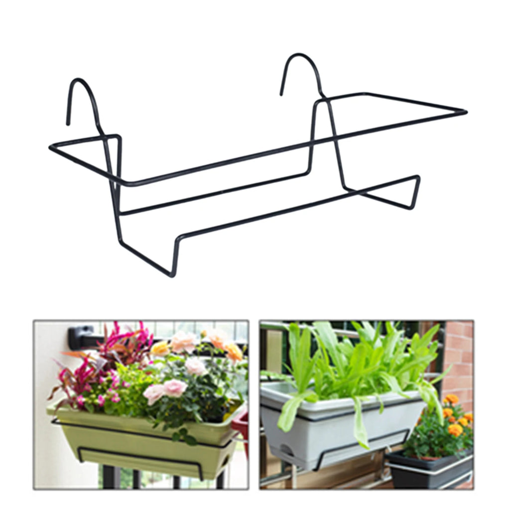 Hanging Planter for Balcony Railing Plant Basket Fence Planter Home Decor Window Box Planter Flower Pot for Garden Deck Yard 6L