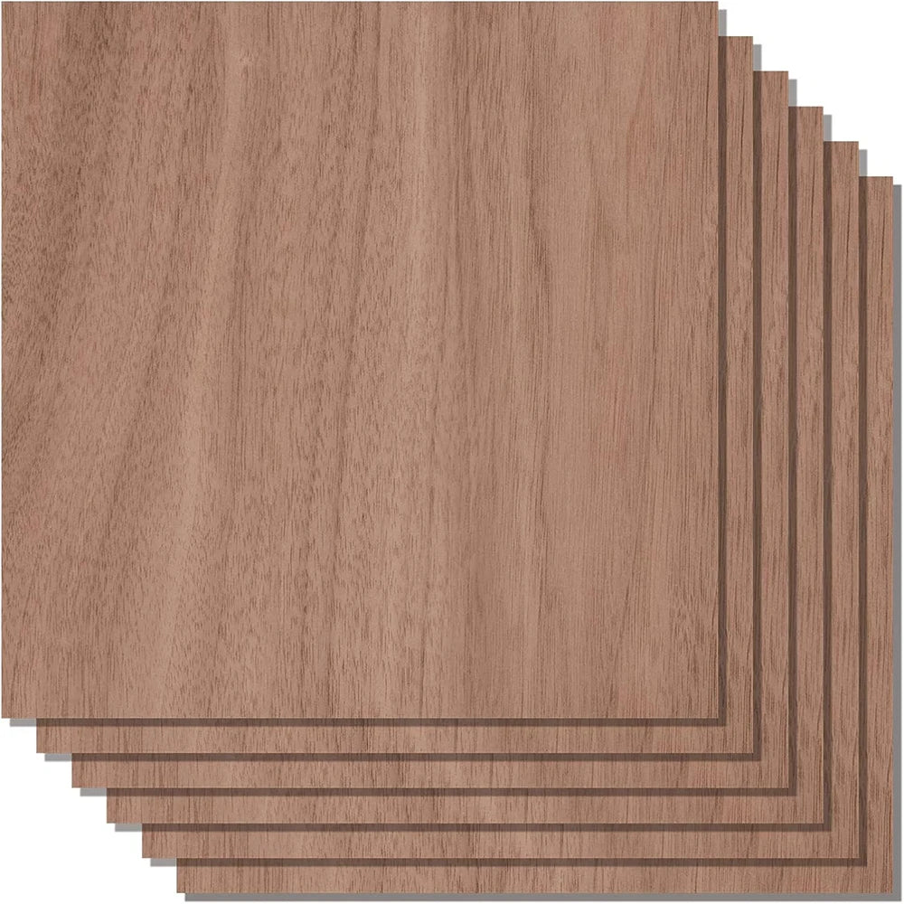 3Pcs Walnut Wood Lightweight Craft Board Model Toys Building Carving Handicraft Sheets Accessories DIY Wood Chips Handmade