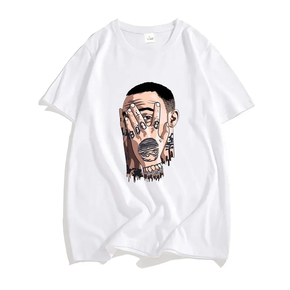 Macc Miller Hip Hop T Shirt for Men and Women Casual Summer Short Sleeve Loose Fit Clothing