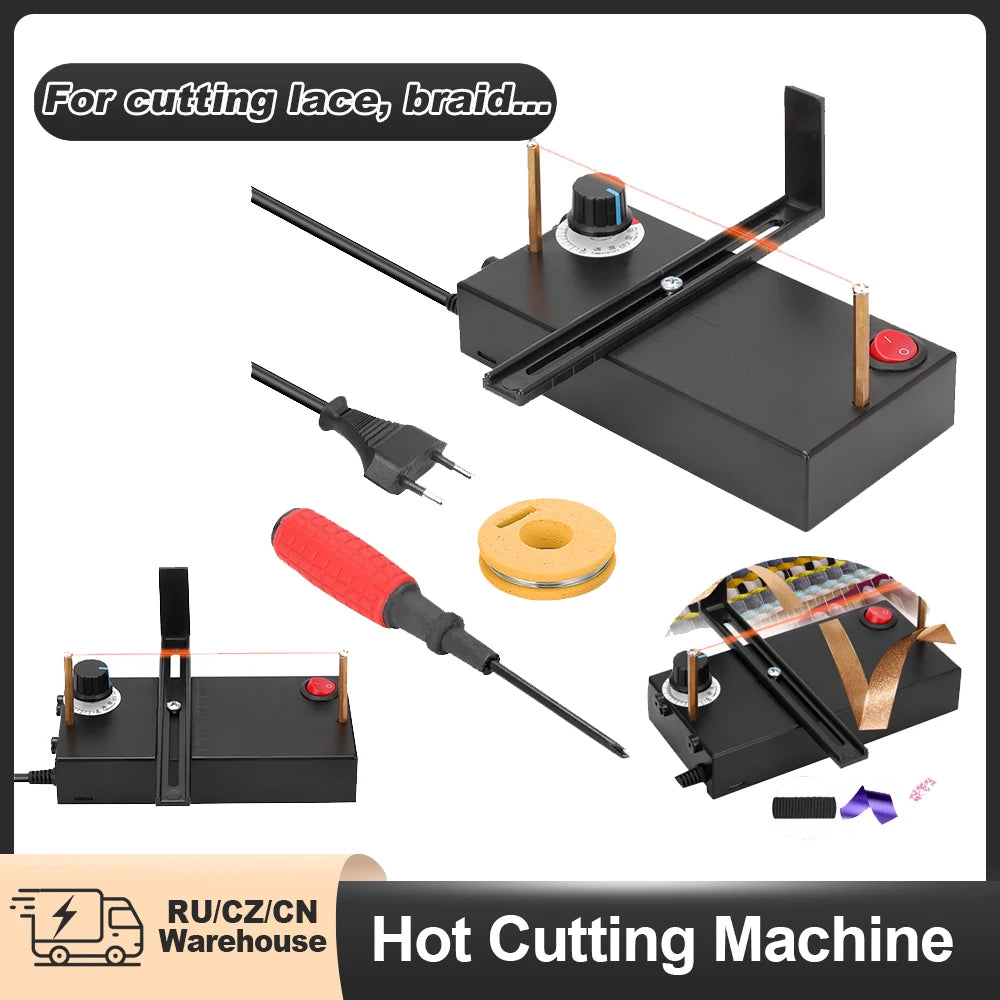 Small Hot Cutting Machine Ribbon Ribbon Manual Hot Cutting Machine Cutting Trademark Hot Rope Electromechanical Thermal Cutter