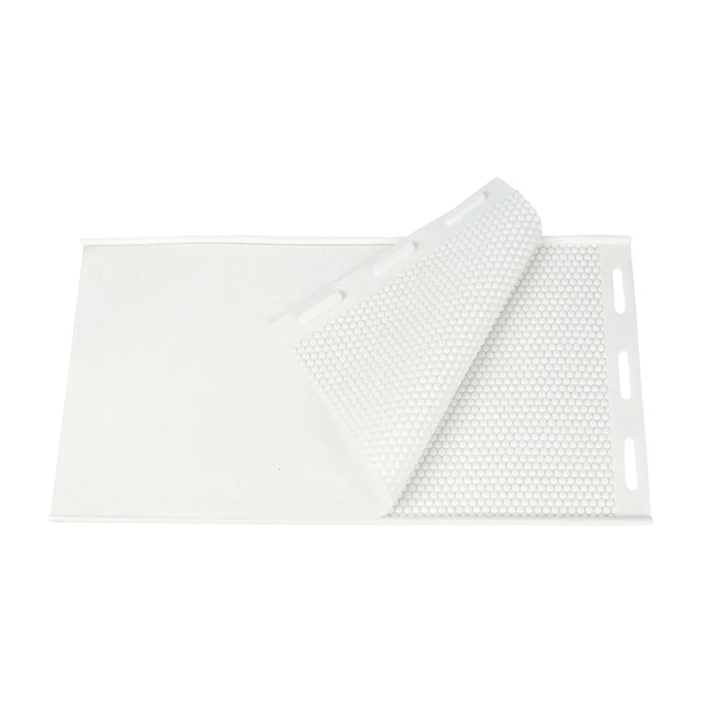 2pcs Beeswax Press Sheet Mould Flexible Beeswax Embosser Machine Mold Silicone Harmless Handmade Durable Beekeeper Accessories