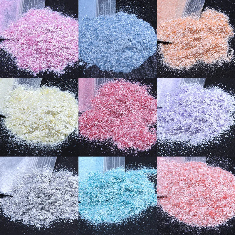 2g/bag Diamond Glitter Powder Epoxy Resin Pigment Filler Mica powder DIY Resin Mold Nail Art Jewelry Making Color Pigment Dye