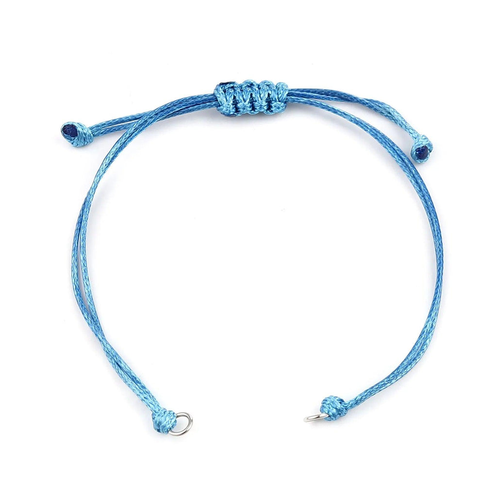 Wax Thread Braided Handmade Bracelets Adjustable Woven Bracelet For DIY Jewelry Gift Accessories Findings Making,5 PCs