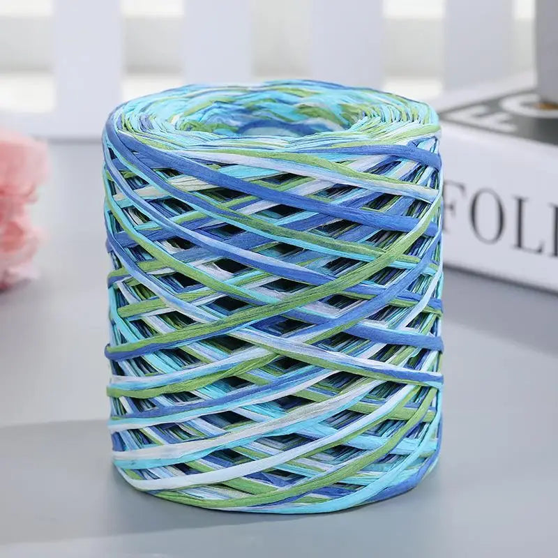 Natural Raffia Straw Yarn For Knitting Crochet Sunhat Bag