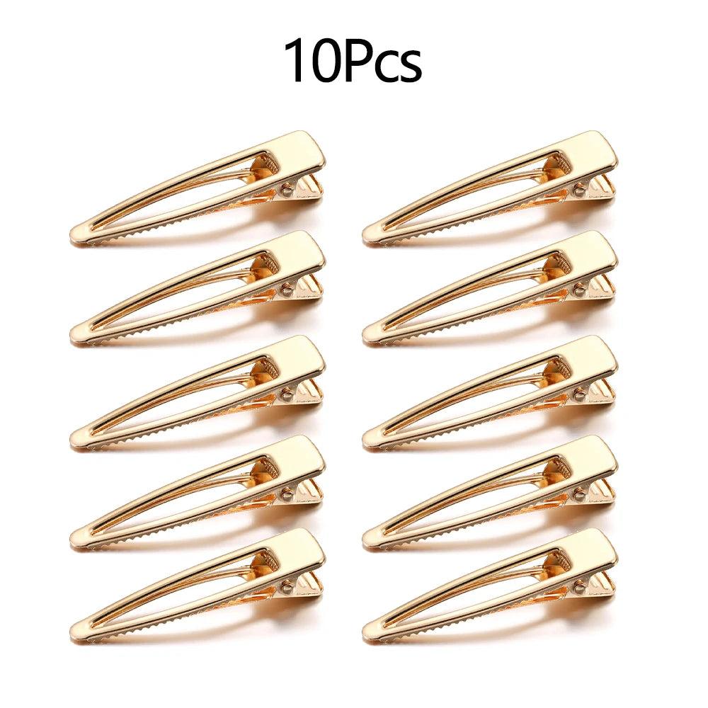 Barrettes Silicone Molds Metal Geometric Hair Clips Epoxy Resin Mold For DIY Resin Hairpin Crafts Jewelry Making Accessorires