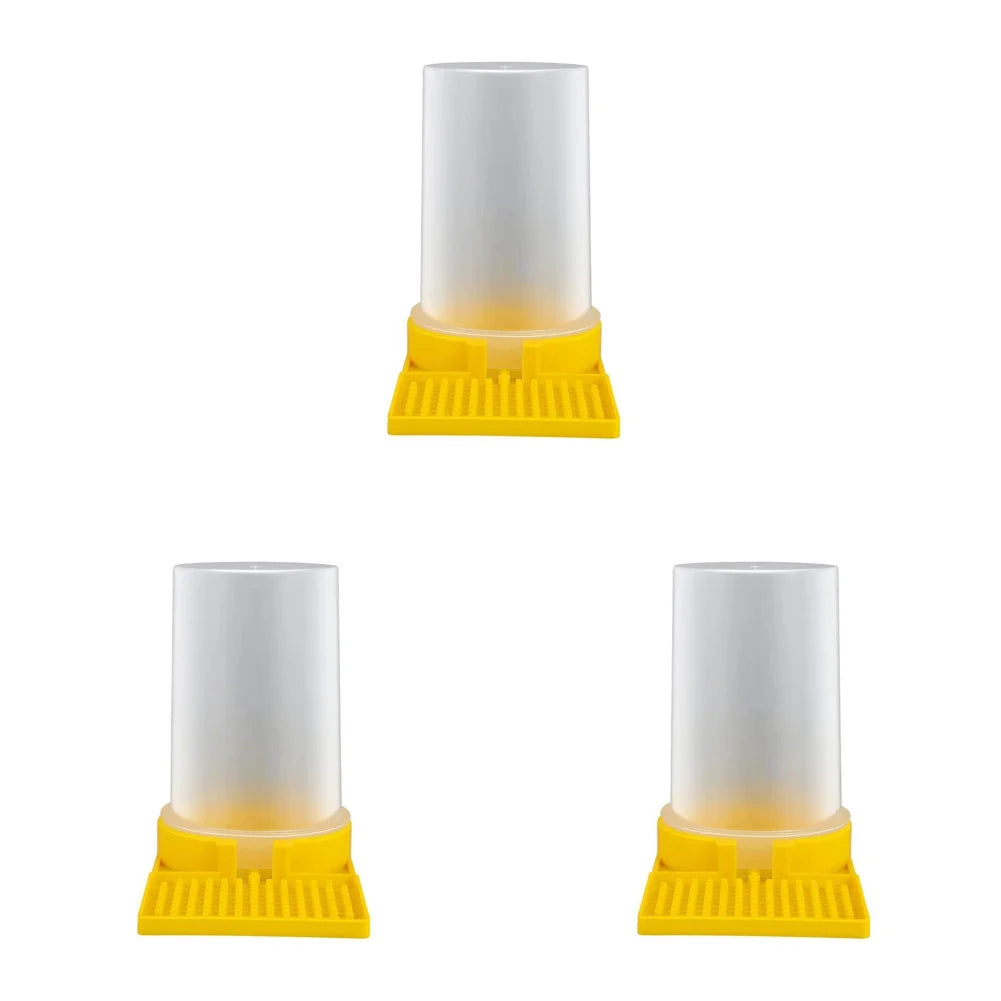 1-6PCS Bee Feeder Honey Non-toxic Beekeeping Water Dispenser Watering Bee Drinker Tool Bee Nest Door Feeding Drinking Water Box
