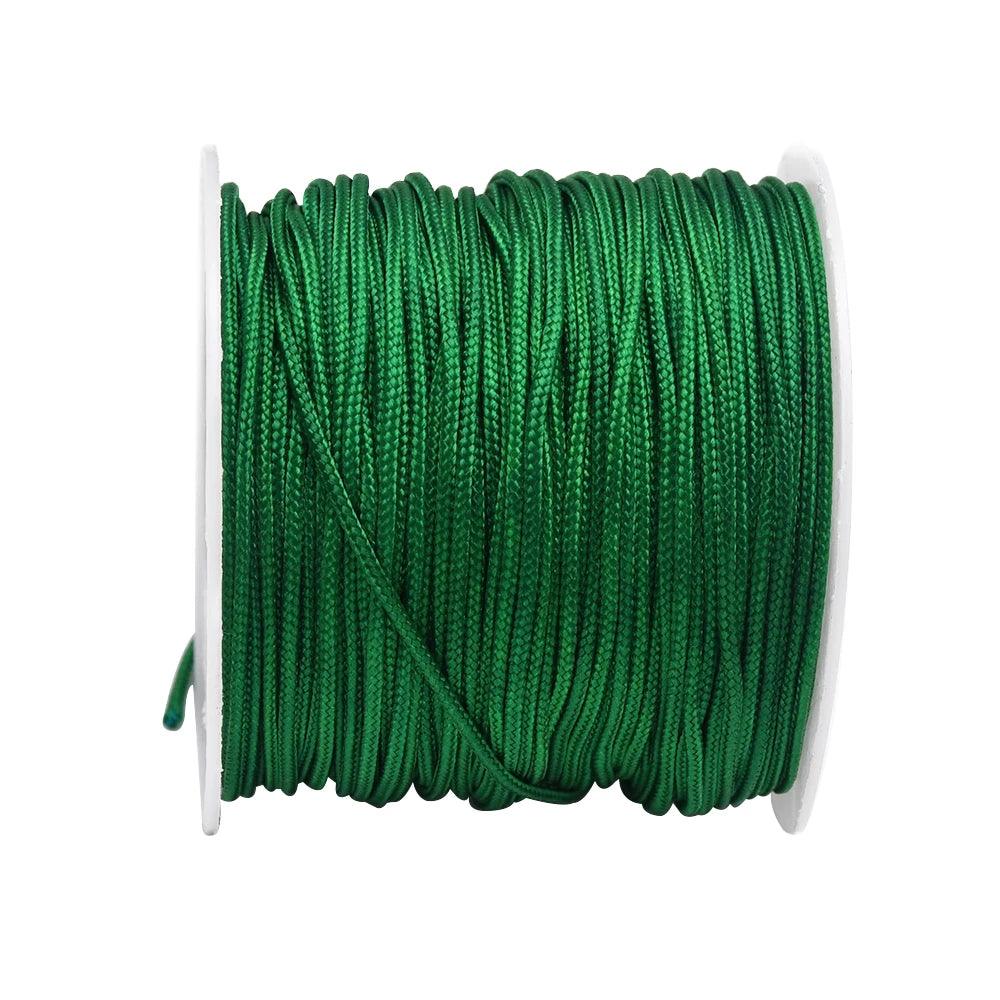 22 Yard 1.0mm Nylon Bead String Bracelet String Chinese Knot Braided Cord Kumihimo Macrame Thread For Keychain Jewelry Making