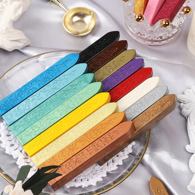 1 Retro Color DIY Sealing Wax Stick for Letter Wedding Invitation Wax Printing Special Stamp Seal Wick Stick