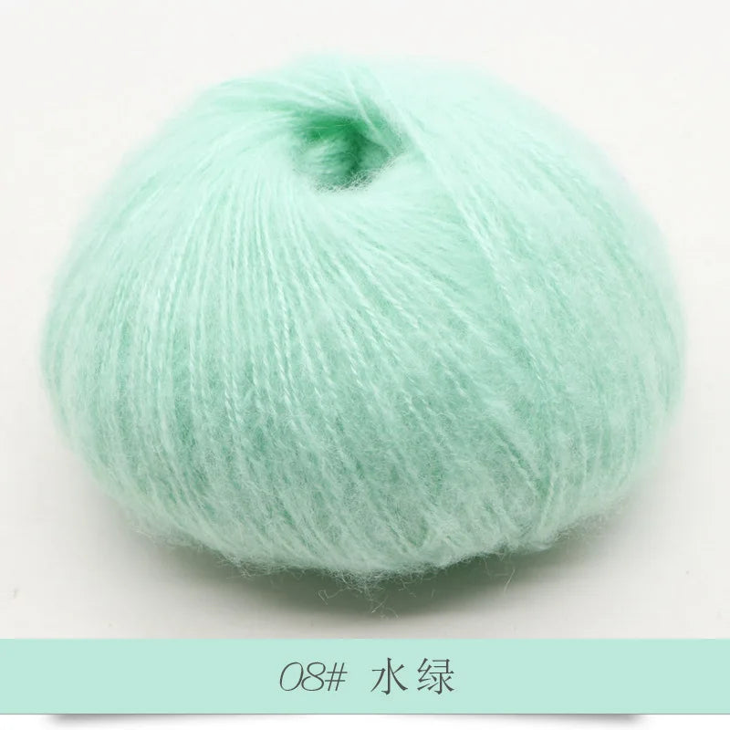 Mohair Yarn 25g Soft Knit Wool For Scarves And Sweaters