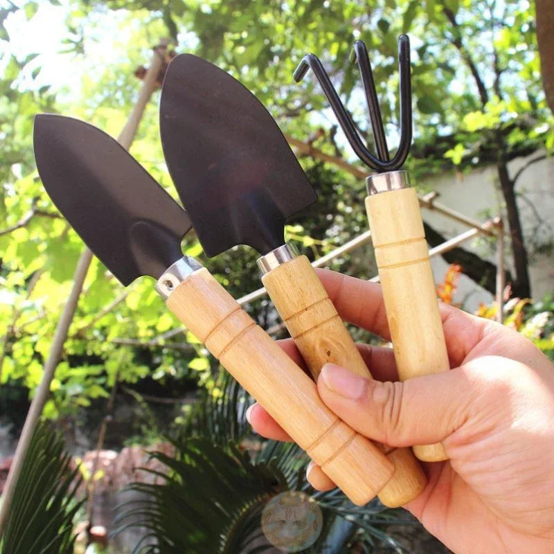 3Pcs Plant Garden Tools Set for Potted Plants Seedling Pruning Tweezers Scissors Flowers Potted Plant Garden Tools Weeding Tools
