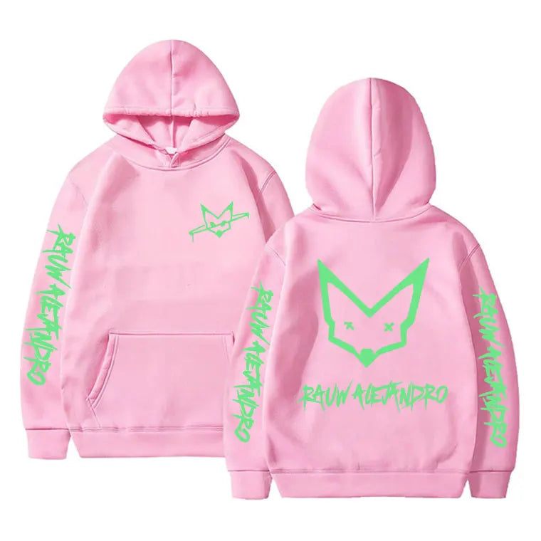 Rauw Alejandro Double Sided Printed Hoodie Saturno Pullover Todo De Ti Hoodies Men Women Fashion Oversized Hooded Sweatshirt