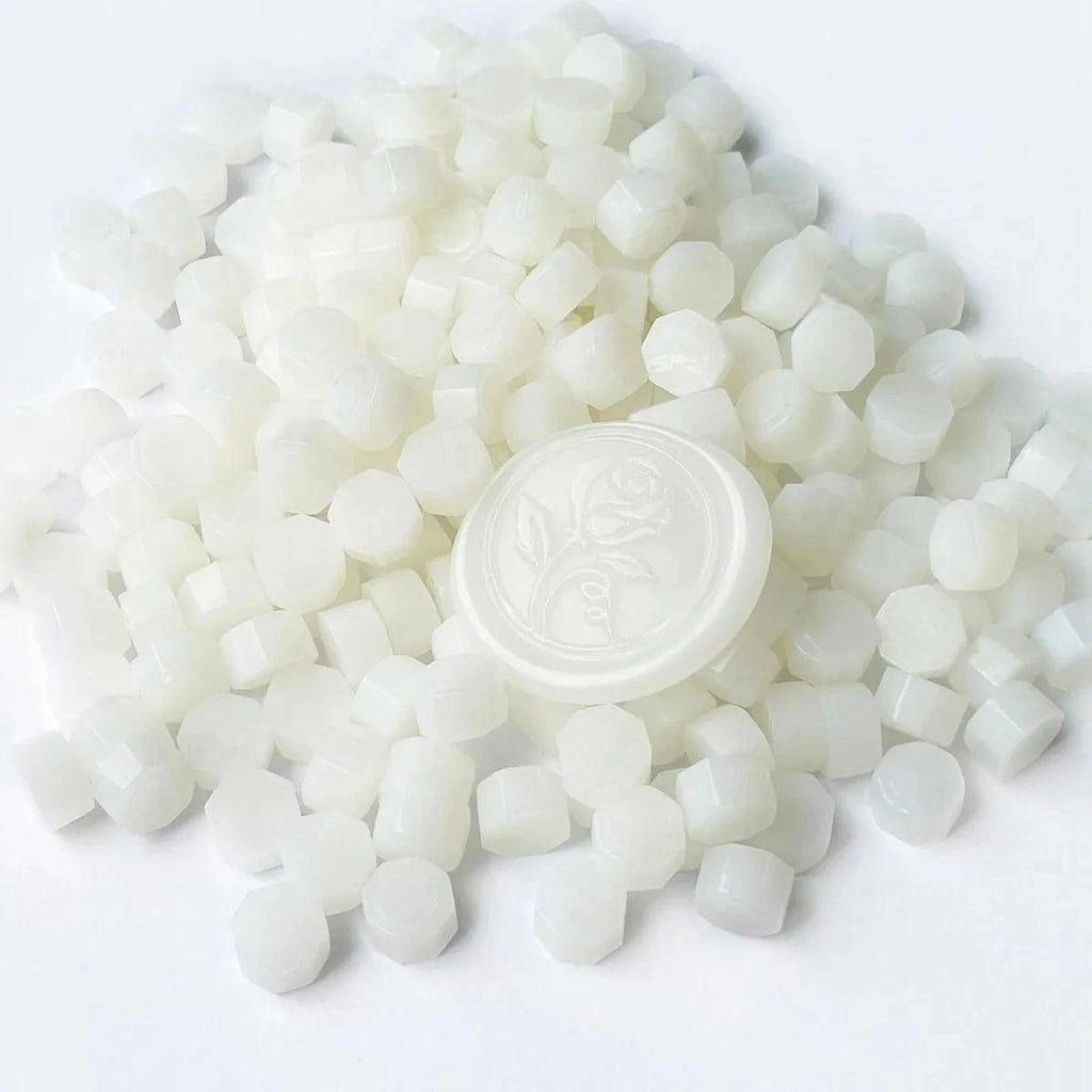 120pcs Wax for Candle Make White Beeswax Pellets Cosmetic Soy Wax Pastilles for DIY Natural Soybean Wax Making Crafts - Winord