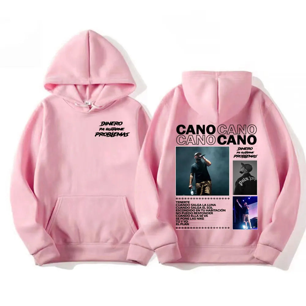 Rapper Cano Triana New Album 2025 Tour Merch Hoodies Men Women Harajuku Fashion Trending Sweatshirt Casual High Quality Pullover