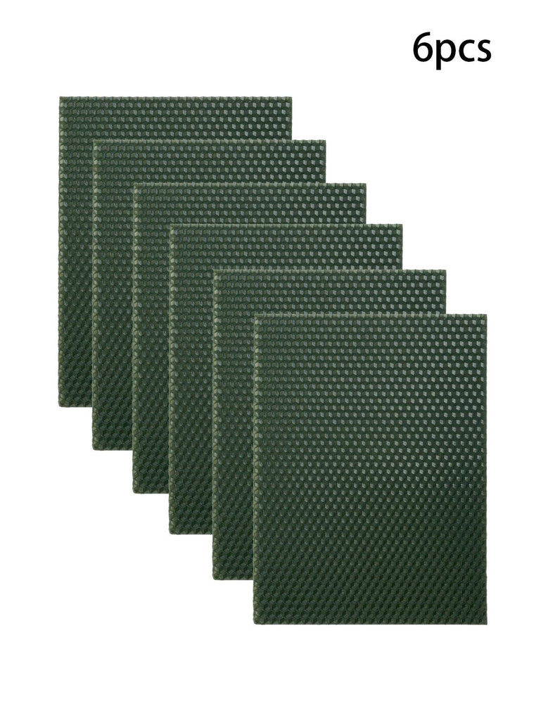 15*20Cm 6Pcs 12Colors Colored Beeswax Sheet Candle Roll Handmade DIY Honeycomb Wax Sheet Parent-Child Activity Material Package