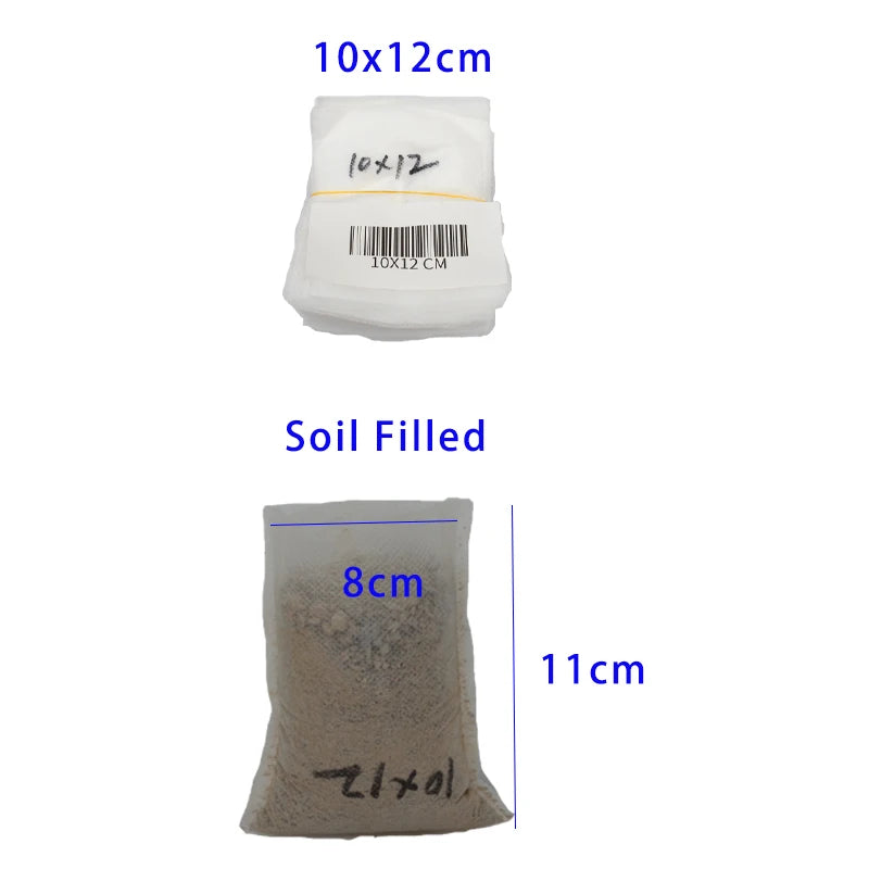 Biodegradable Nonwoven Fabric Nursery Plant Grow Bags Seedling Growing Planter Planting Pots Garden Eco-Friendly Ventilate Bag