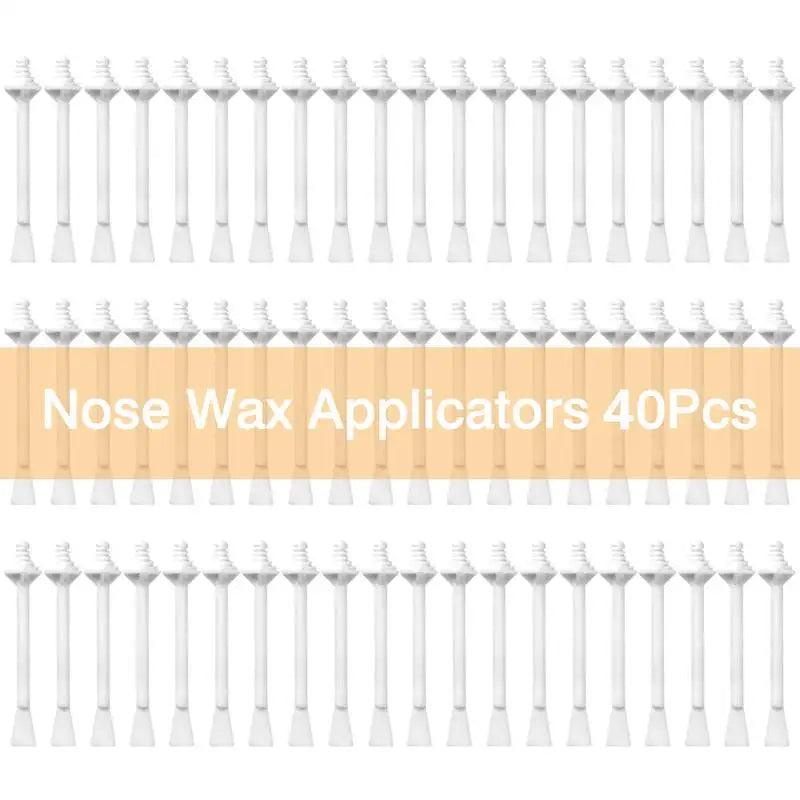 10/40/60/100pcs Nose Wax Sticks Nose Wax Applicators For Painless Nose Hair Removal Tool Wax Accessories Beeswax Safe