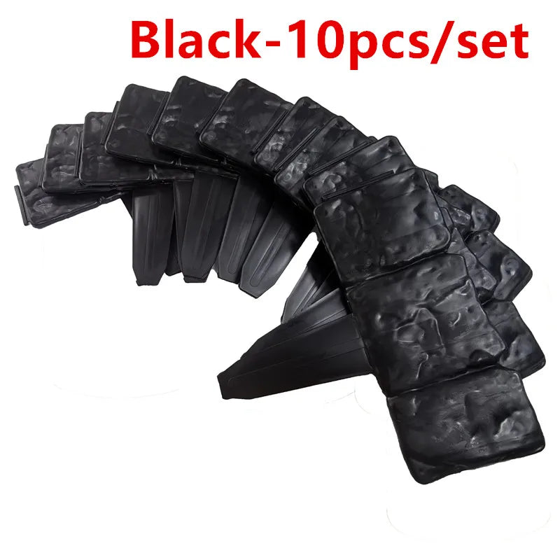 10Pcs/20Pcs/30Pcs Home Garden Border Edging Plastic Fence Stone DIY Yard Landscape Plant Fence Lawn Flower Plant Bed Decoration