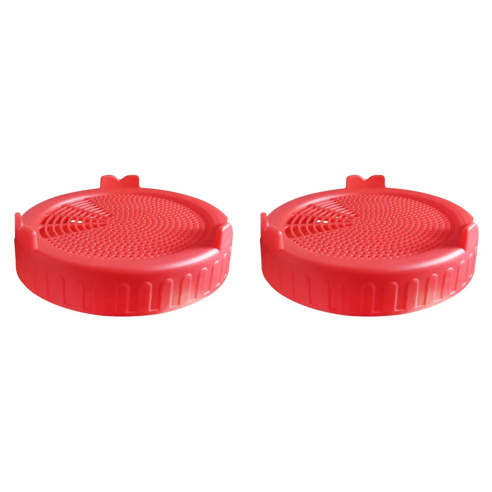 1-2PCS Sprouting Lid Seed Growing Fermentation Vegetable Sealing Lids Wide Mouth Sprout Germination Mason Jars Sprout Lids