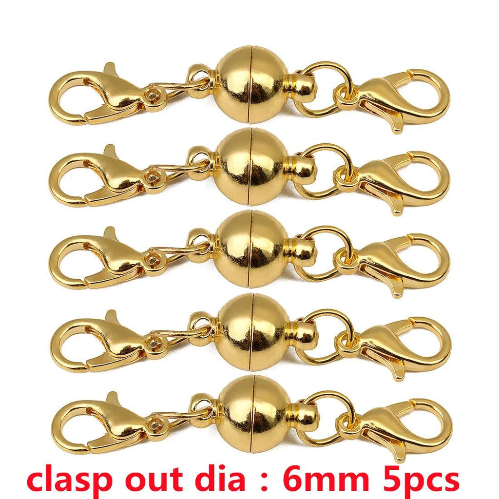 5-10 Sets/Lot Magnetic Clasps for Jewelry Making DIY Bracelet Necklace Magnet Clasp Connector Buckle Fasteners Accessories