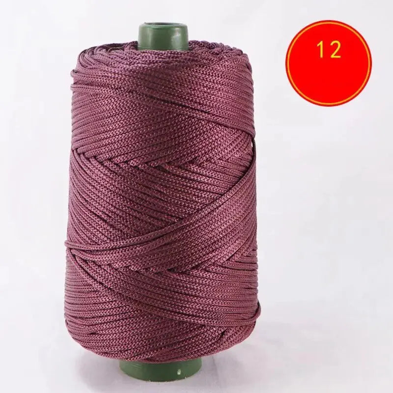 Lightweight Ice Silk Thread 225g Handcrafted Yarn for Summer Hats Storage Baskets and Seat Cushions
