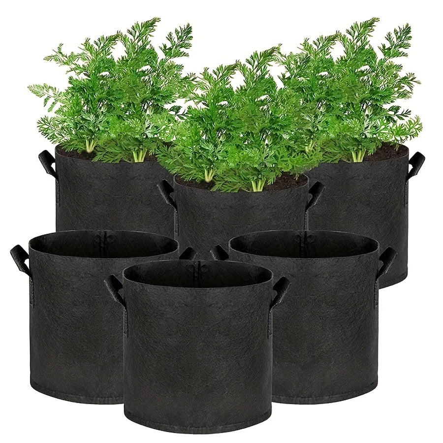 Planting Bags Planting Barrels Beautiful Planting Bags Felt Plant Cultivation Bags Flower Plant Sowing AndSeedling Raising Tools