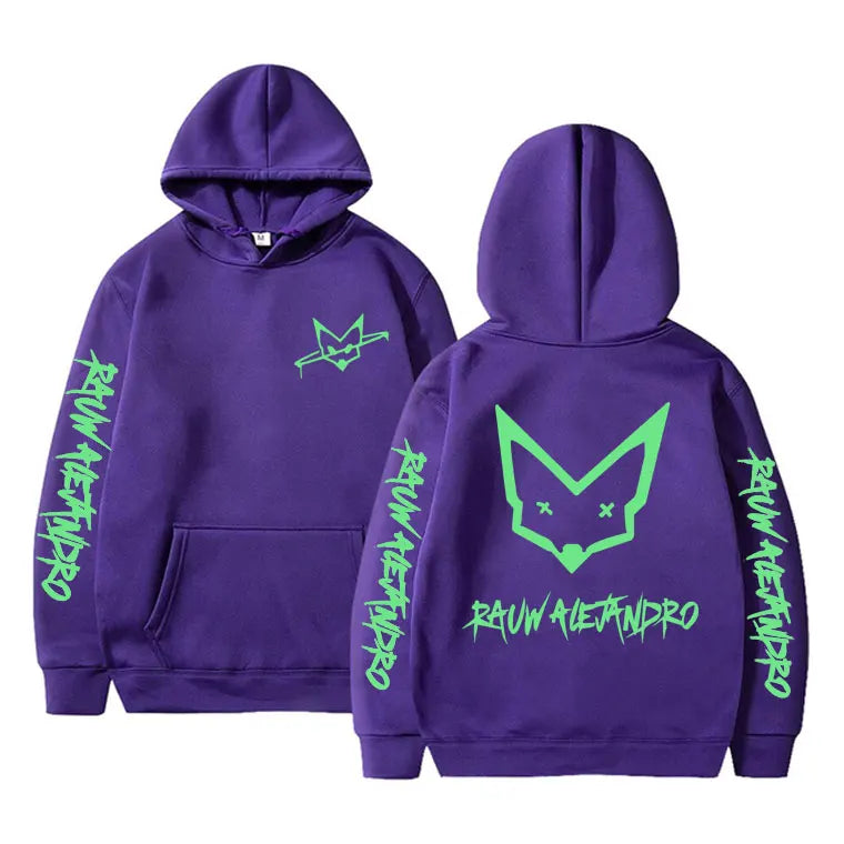Rauw Alejandro Double Sided Printed Hoodie Saturno Pullover Todo De Ti Hoodies Men Women Fashion Oversized Hooded Sweatshirt