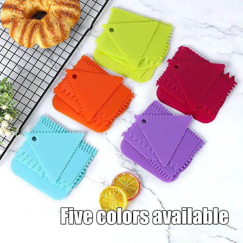 Cake Scraper Set of 6 Baking Tools Dough Noodle Cake Cutting Knife Cream Scraper Multi Specification Cake Scraper
