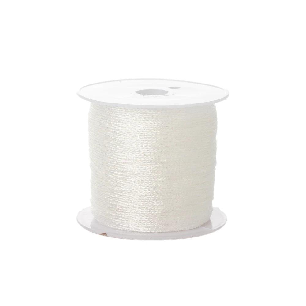 0.4mm 50m Crafts Nylon Cord For Jewelry Making Beading Braided Nylon Satin String for Bracelets Rattail Trim Chinese Knot