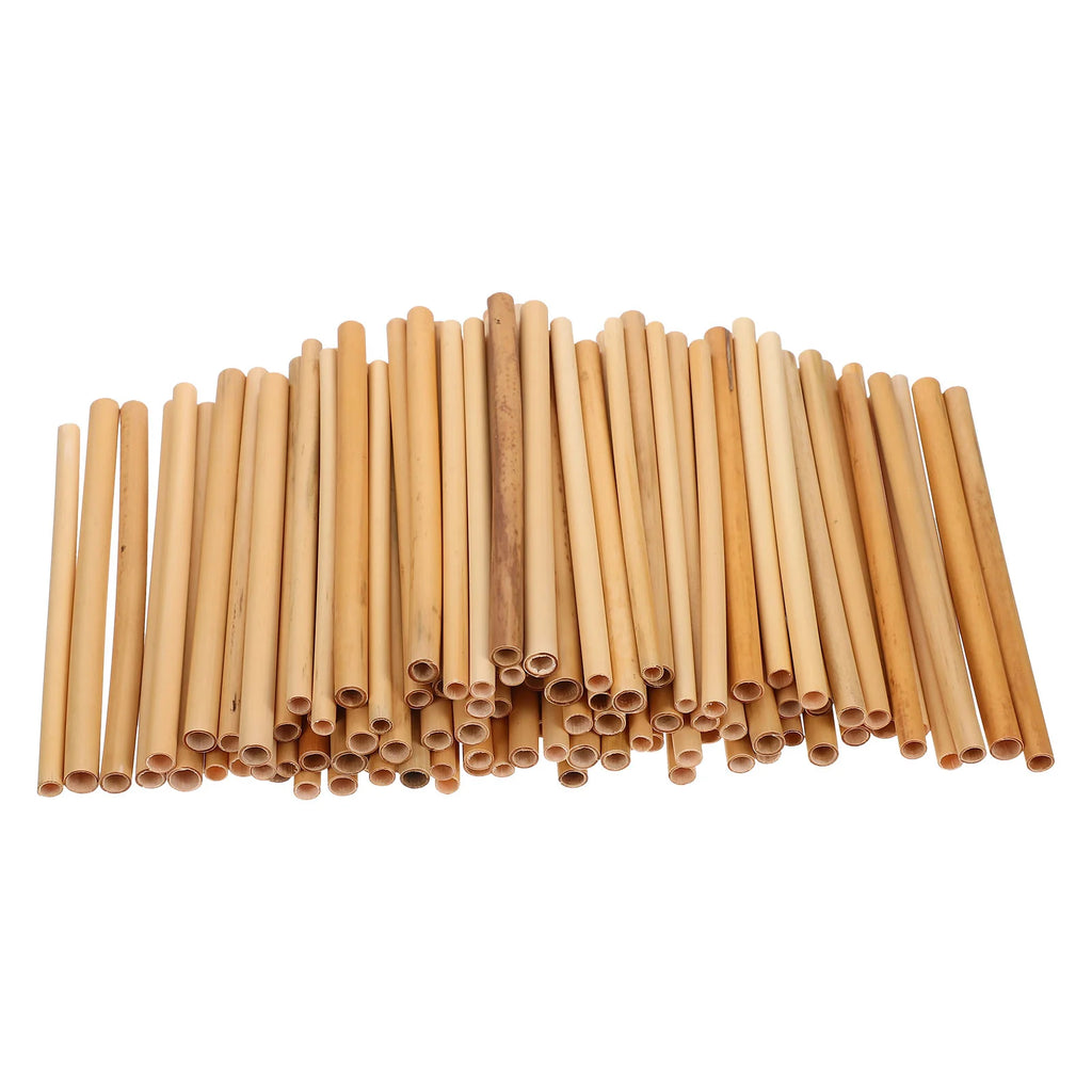 100 Pcs Honeycomb Reed Tube Refill for Bees Letter Pollination Tubes House Beekeepers Stalk Empty