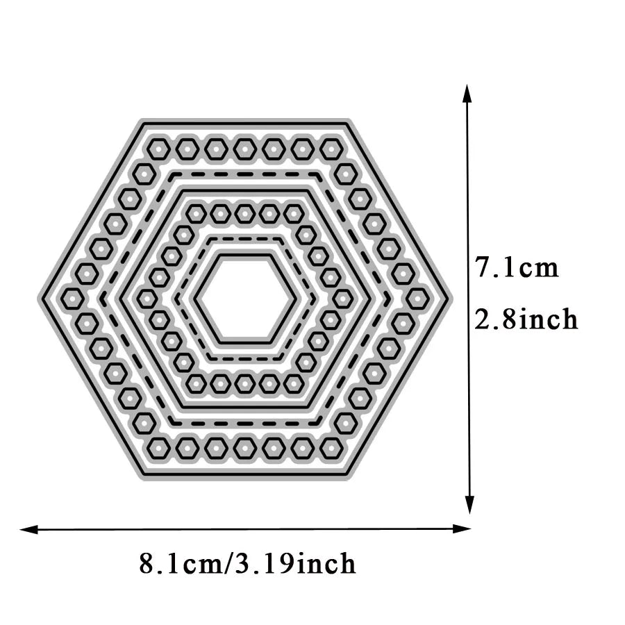 Decorative Nesting Metal Cutting Dies For Diy Scrapbooking Photo Album Embossing Paper Card Crafts